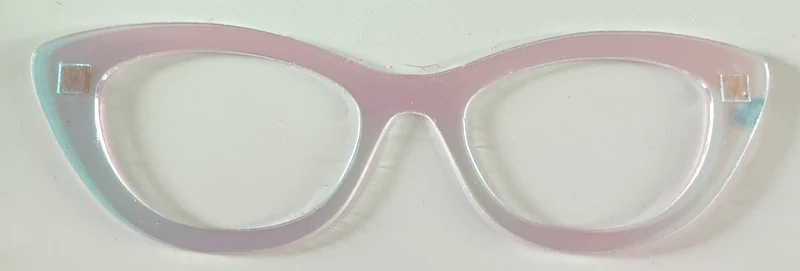 Ella Topper; pink translucent iridescent