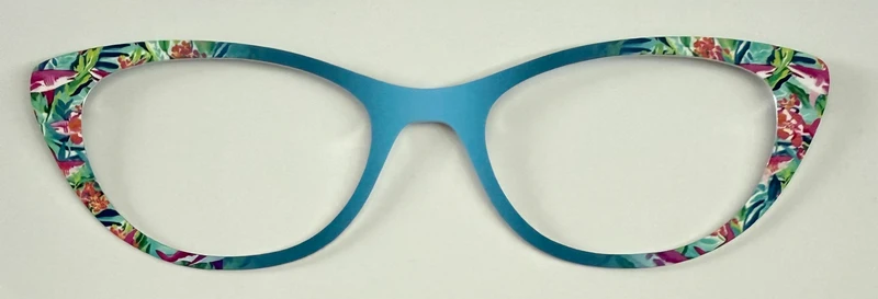Ella Topper; metal; sharks to blue vertical fade