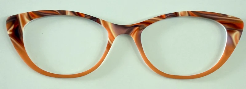 Ella Topper; earth tone swirls to gold fade