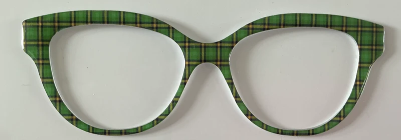 Quinn Topper; green and yellow plaid