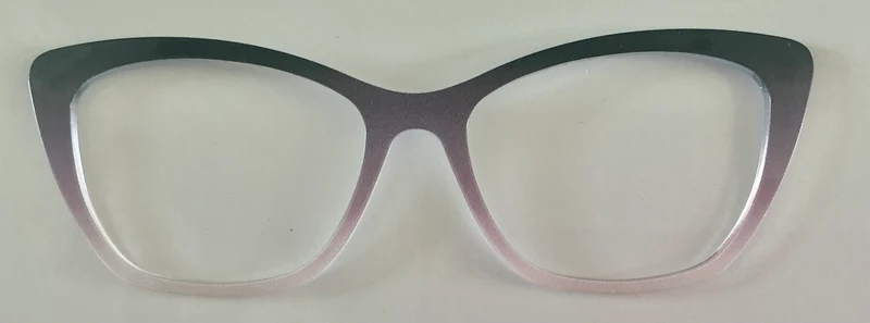 PAIR Wanda Topper; plum to mauve gradient