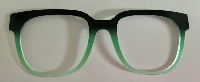 PAIR Murphy Topper; black/green gradient