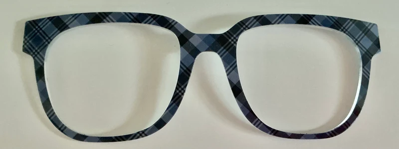 PAIR Murphy Topper; blue and black plaid