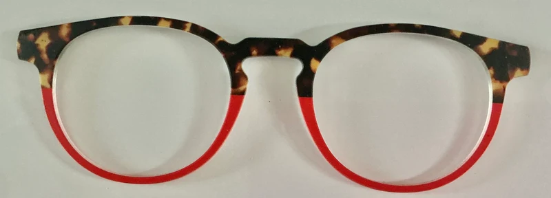 PAIR Soto Topper; tort/red split
