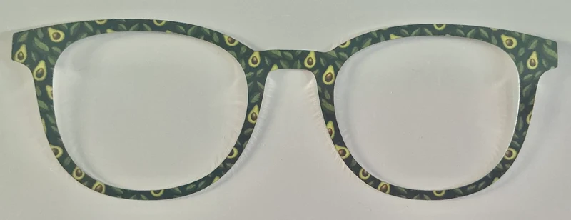 Reese Topper, metal; avacado