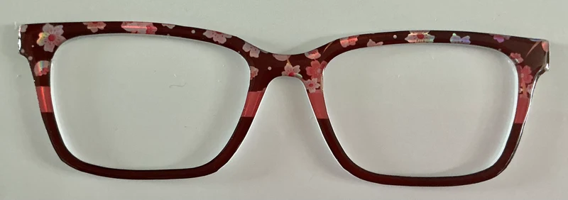 Larkin Topper;pink flowers on burgundy shine with pink stripe