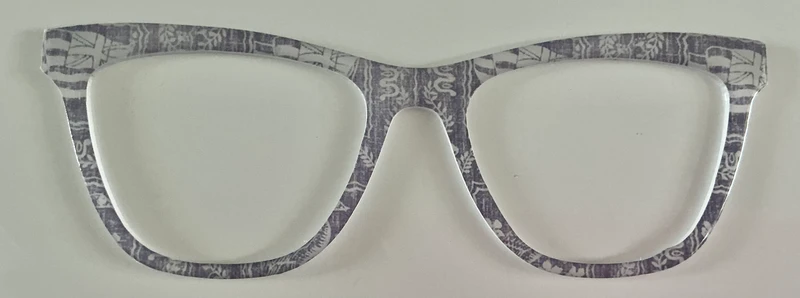 Harper Topper, pattern on light blue