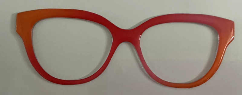 Quinn Topper; orange/red/pink
