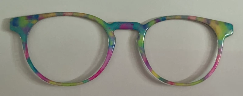 Soto Topper; multicolored tie dye