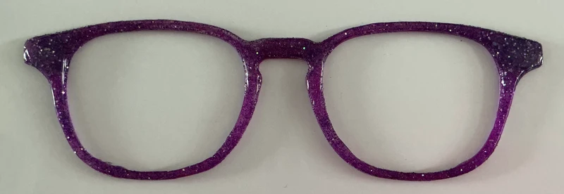 Otis Topper; purple glitter