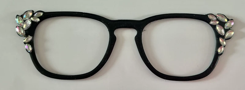 Twain Topper; black with embellishments