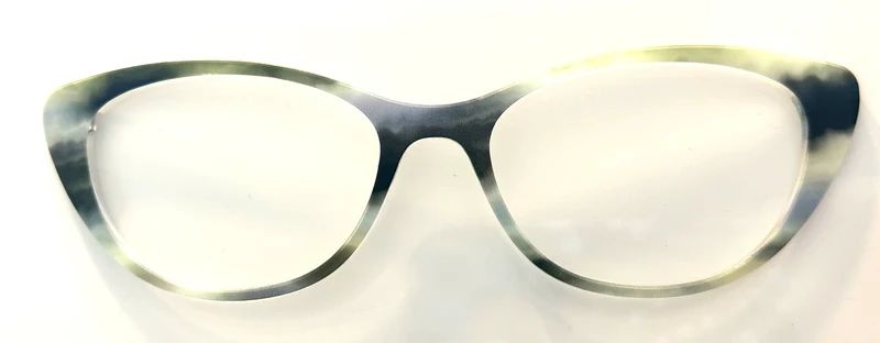 PAIR Ella Topper; blue toned cloud pattern