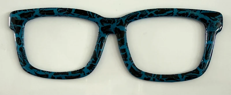 Kirby Topper; thick; teal and black patches