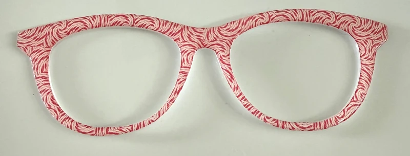 Brook Topper; pink swirls