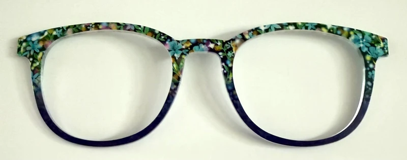 PAIR Reese Topper; flowers to navy fade