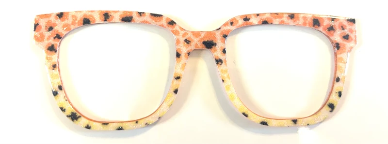 Murphy Topper; orange to yellow animal print
