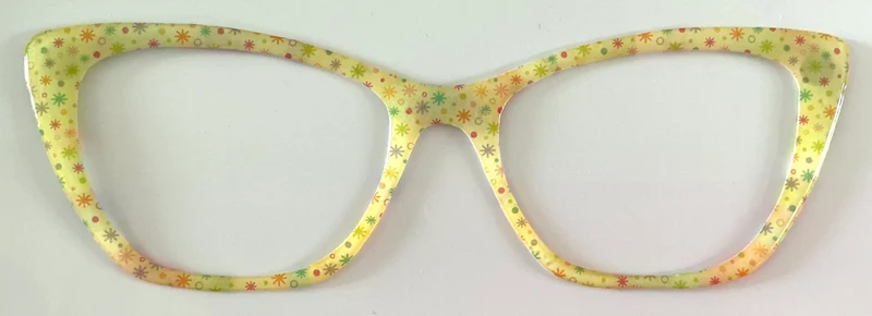 Wanda Topper; dots and stars on yellow