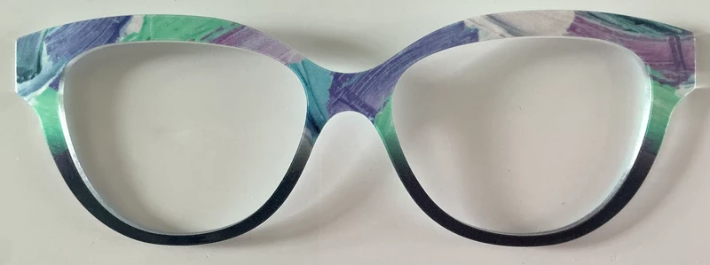 PAIR Quinn Topper; pastel brushstroke to black fade
