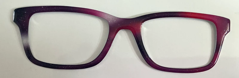 Otero Topper; purple and black and red