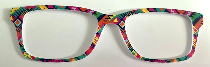 Otero Topper; vibrant design with shapes
