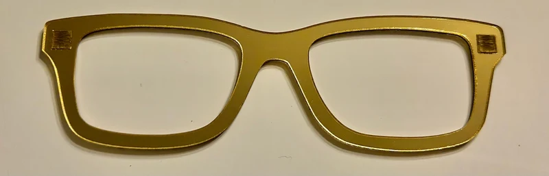 Finley Topper; gold mirror