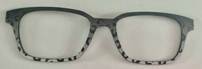 PAIR Finley Topper; gray gradient leopard tort