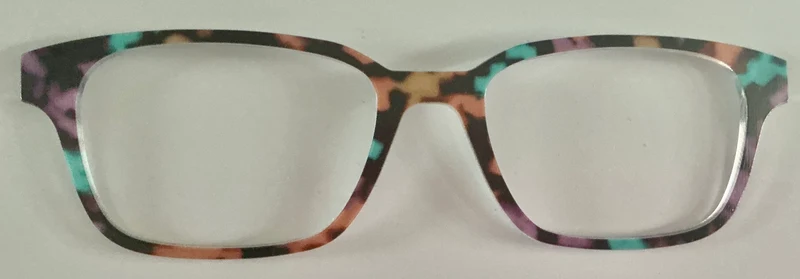 PAIR Finley Topper; teal and purple tort