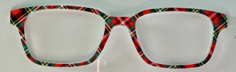PAIR Finley Topper; Christmas Plaid