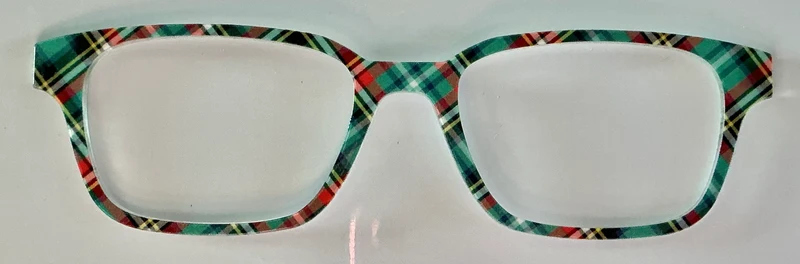 PAIR Finley Topper; Christmas Plaid 2