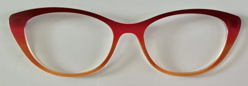 PAIR Ella Topper; maroon to orange gradient