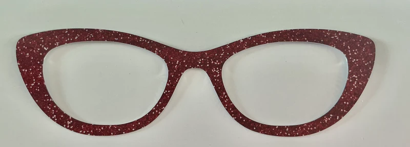Ella Topper; burgundy shimmer