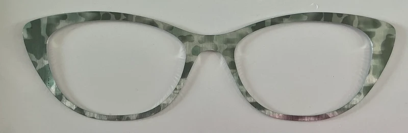 Ella Topper; metal; green camo