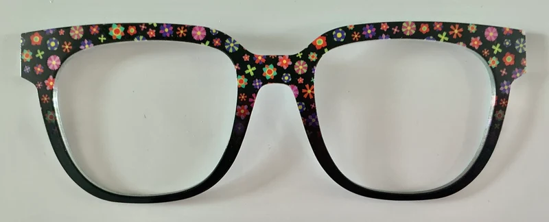 PAIR Murphy Topper; Flowers to Black Fade