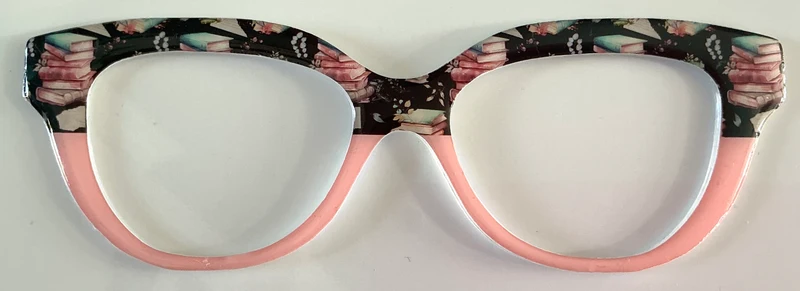 Quinn Topper; books/light pink split