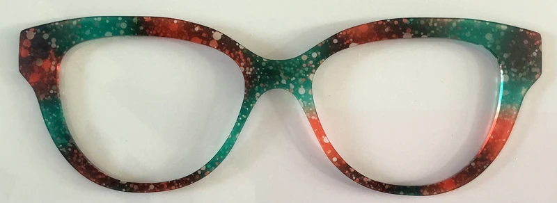 Quinn Topper; red and cream cosmic