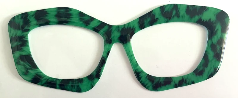 Wanda Topper; Busy Bee; hybrid; green and black animal print