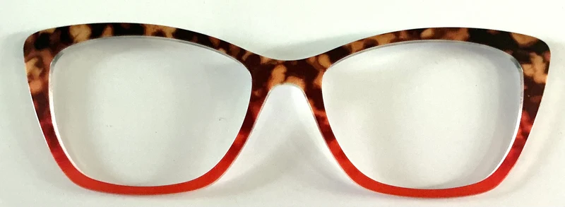PAIR Wanda Topper, tort to red fade