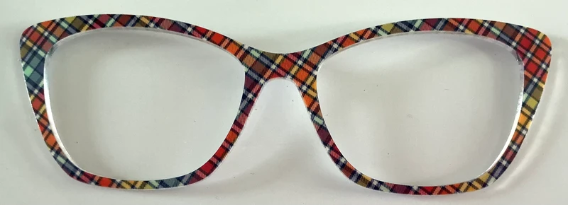 PAIR Wanda Topper, multicolored plaid