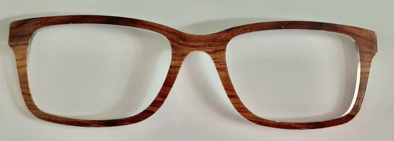 PAIR Otero Topper; wood grain