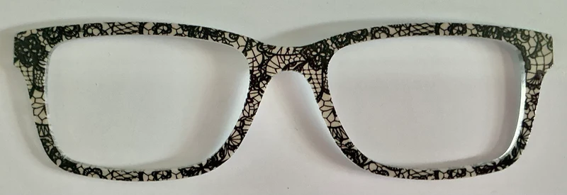 PAIR Otero Topper; Black Lace