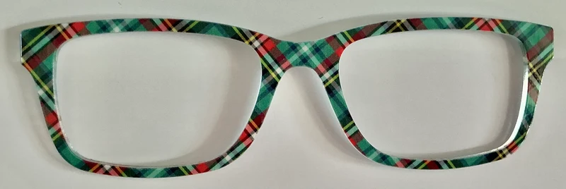 PAIR Otero Topper; Christmas Plaid
