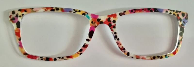 PAIR Otero Topper; rainbow animal print
