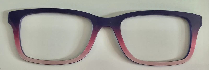 PAIR Otero Topper; purple/pink/cream gradient