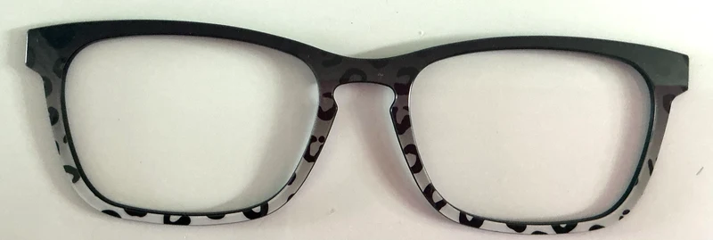 PAIR Casper Topper; leopard gray gradient