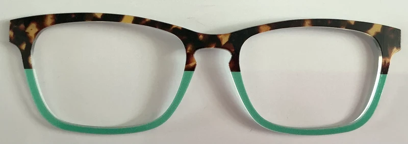 PAIR Casper Topper; tort/aqua split
