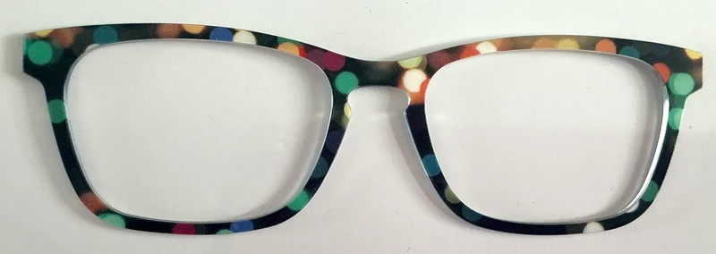 PAIR Casper Topper; bokeh dots