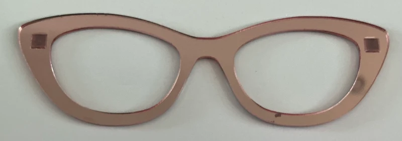 Ella Topper; rose gold mirror with oopsie