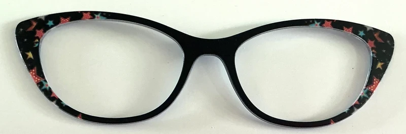 Ella Topper; black with corner stars