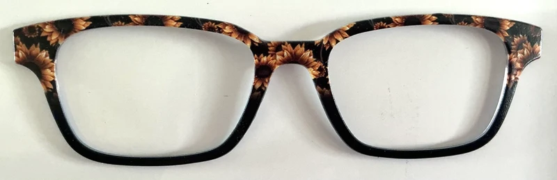 Finley Topper: sunflowers to black split