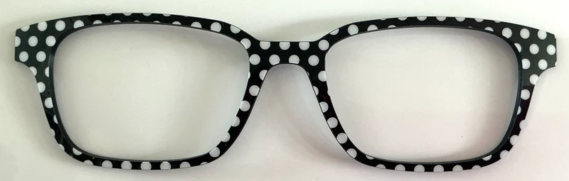 PAIR Finley Topper; black and white polka dot
